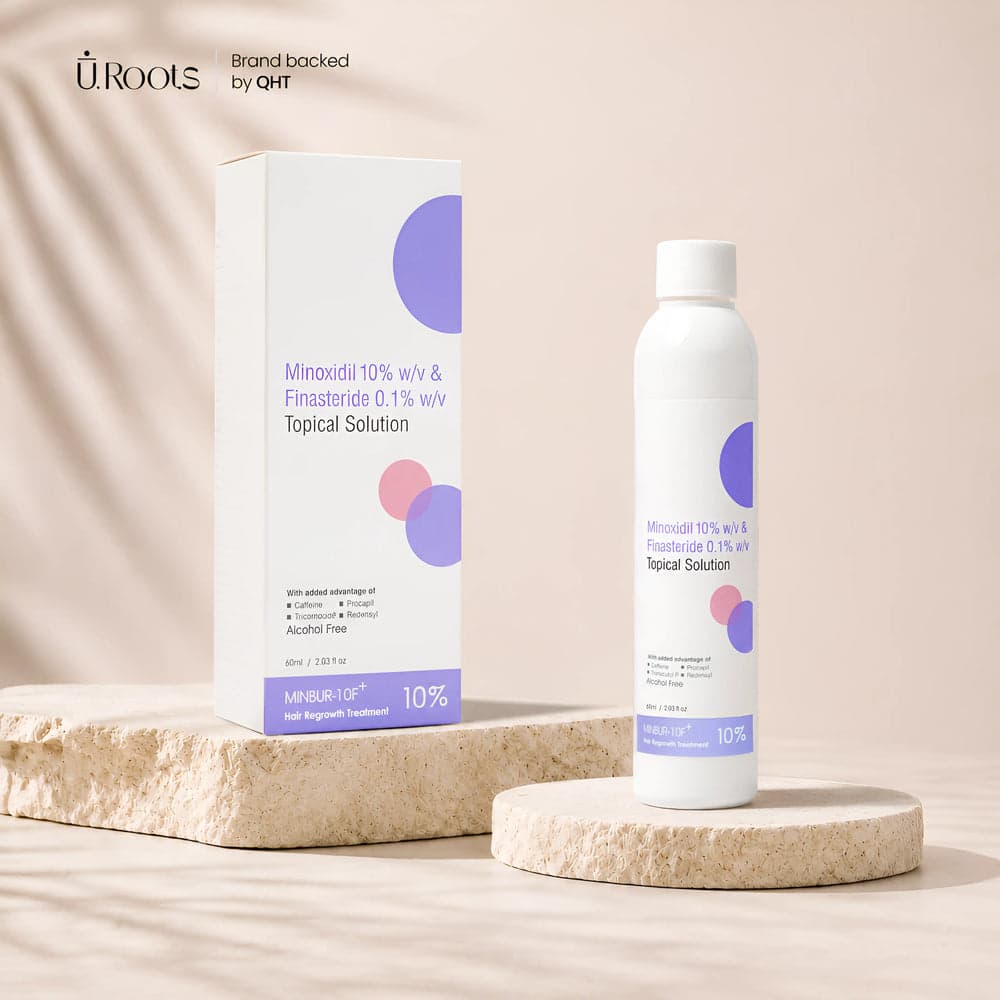 Minbur 10F+ — Minoxidil 10% + Finasteride 0.1% Scalp Care Solution